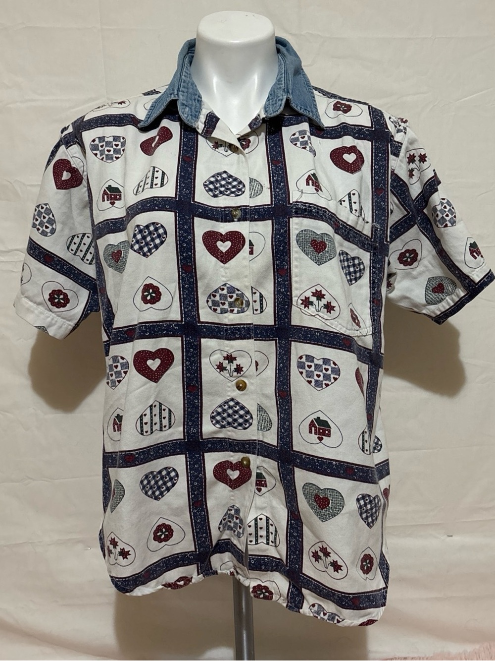 Vintage Quizz top size medium